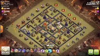 CoC TH11 vs TH11 bowitch bowlers + witches 3 star (may 2017 update)