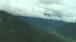 Paro Bhutan VQPR runway 15 landing