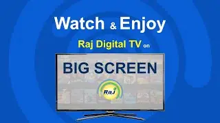 Raj Digital Tv On Bigg Screen Promo | Raj Digital OTT Watch & Enjoy