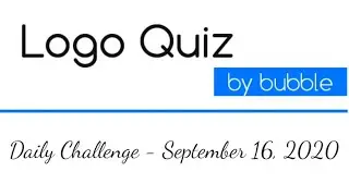 Logo Quiz - Daily Challenge (September 16, 2020)