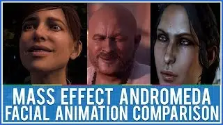 Mass Effect Andromeda Face Comparisons
