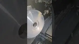 Milling with C and X axis #turning #lathe #cnc #milling