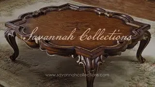 Victorian Furniture Coffee Table by Savannah Collections - Aico
