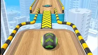 Going Ball Speedrun Gamplye Leval ( 10 )  #DMGames  #goingballs  #goingballsgameplay  #short #viral