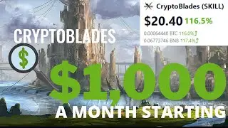 CryptoBlades | $1,000 A Month | 4 Characters Starting | 20$ SKILL