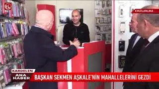 Kardelen TV / Başkan SEKMEN Aşkale'nin Mahallelerini Gezdi