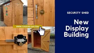New Display Building - 4x4 Security Apex Shed