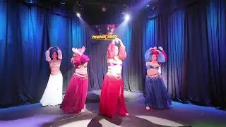Group belly dance formations