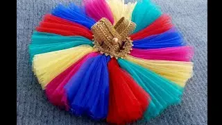 बिना सिलाई मशीन के सिर्फ हाथ से बनाए लडडू गोपाल जी की ड्रेस|| laddu gopal multy colour dress at home