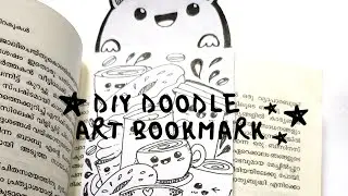 Diy doodle art bookmark | how to make a simple bookmark