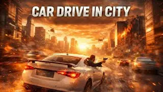 🔥 Car Drive in City &ndash; High Speed Police Chase & Explosive Action Gameplay | Crazy Driving Game#viral