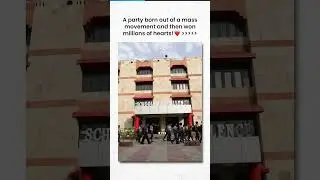 A party born out of a mass movement and then won millions of hearts! ❤️ | #kejriwal #aap #shorts