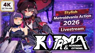 Kotama and Academy Citadel &ndash;  Stream Gameplay (4K 60FPS) | New Metroidvania 2026