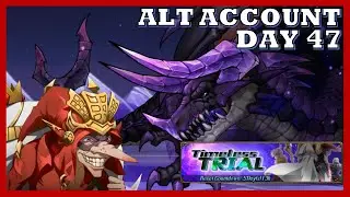 Langrisser M - Alt Account - Day 47 - Lv54 - Dark Dragon 55, A Rank Goblin & A Ultimate Trial