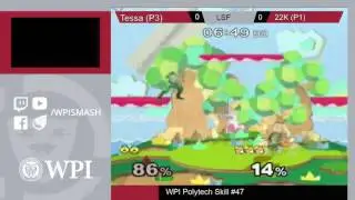 WPI Polytech Skill #47 Singles LF - Tessa (Fox) vs 22k (Sheik)