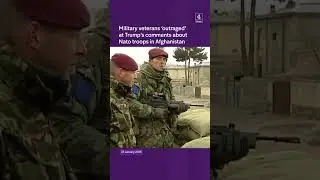 Military veterans outraged over Trump's comments on Nato troops