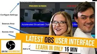 2019 latest OBS interface overview tutorial video