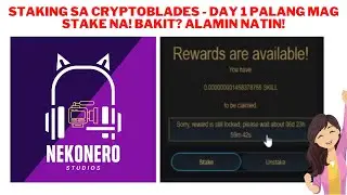 Cryptobaldes  - TIP! Magstake na sa First Day Pa Lamang! Bakit? Alamin sa ating video!