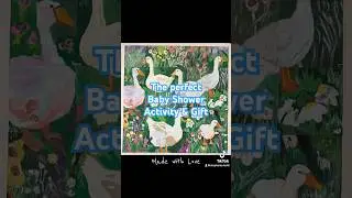 The perfect baby shower activity #art #skohli #painting #communityart #mural #babyshower #nursery