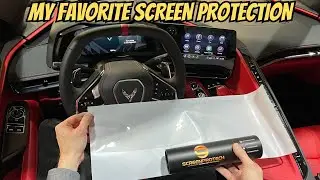 C8 Corvette Screen Protectors - Full Installation Infotainment & Gauge Cluster