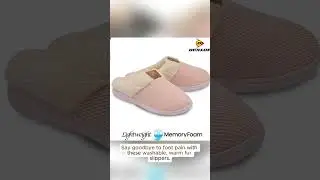 Comfortable memory foam slippers for women