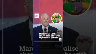 Mardi Gras: Scalise Shares King Cake With Reporters At Presser