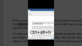 (ms word) Text ko highlight kese karte hai ,how to highlight text with shortcut key