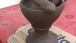 Pilón de barro - manualidades, alfarería, barro negro, cultura zenú momil