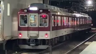 川越富洲原駅　本線側の発着と通過　夜編