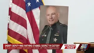 Deputy stabbed while responding to car fire in Butler County; Suspect in custody