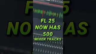 FL Studio 25 Now Has 500 Mixer Tracks #flstudio #flstudio25