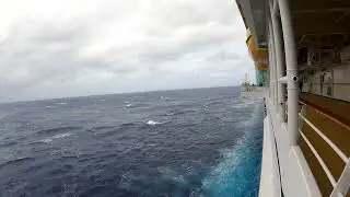 Royal Caribbean Independence of the Seas Port Side in the Atlantic Ocean 4K