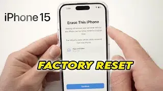 iPhone 15/ Pro / Plus: How to Factory Reset (Hard Reset)