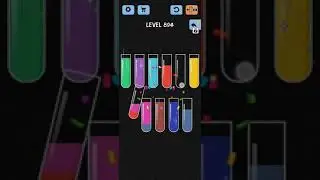 Water Color Sort Level 891 892 893 894 895 WalkThrough Solution Gameplay