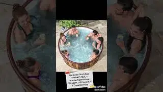Banheira Ofur&ocirc; Spa 1.123L + Bomba Filtragem + Capa na Shopee  