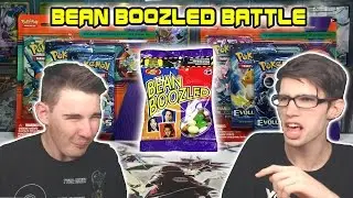 BEAN BOOZLED POKEMON BOOSTER PACK OPENING CHALLENGE! Brodie-Amity TCG vs. BoosterKings!!