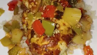 BBQ Pineapple Chicken Foil Packets