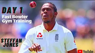 Fast Bowler Gym Training Program Day 1 || All Credit To Steffan Jones sir #cricket#fastbowling