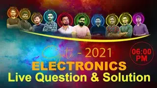 GATE 2021 I Paper Discussion I Afternoon session I Electronics Engineering