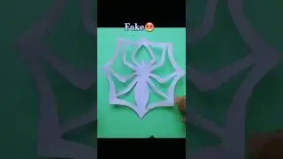 I make paper spider. 🕷️🕸️🕷️🕸️🕷️ #makingpro #spider #paper #crafttutorial #diyprojects #diyprojects