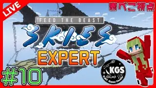【マイクラ】有能な窯を作ろう！FTB Skies Expert！#10【#かいり鯖】