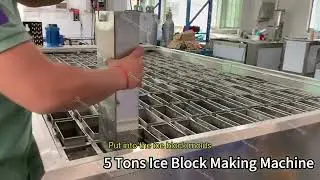 5 tons/day ice block machine ice block maker m&aacute;quina de blocos de gelo