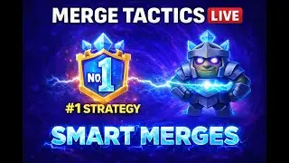 MERGE TACTICS LIVE 🔥 | Smart Merges &bull; #1 Strategy &bull; Fusion Combos ⚡