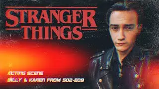 Acting performance - Playing Billy Hargrove in Stranger Things - Meeting with Ms Wheeler from S02E09