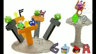 battle for bfb angry birds space alphabet lore Lunar launcher & planet base game Mattel