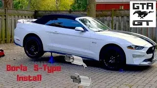 2018-19 Mustang GT Borla S-Type with active exhaust install video/ Pump up the volume!!