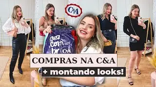 Compras na C&A + Montando looks com o que eu j&aacute; tenho em casa!