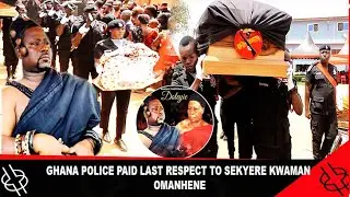 GHANA POLICE PAID LAST RESPECT TO SEKYERE KWAMAN OMANHENE