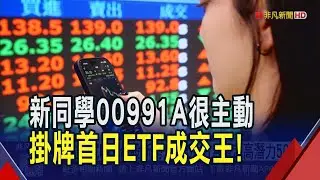 00991A募集3天破百億 掛牌首日爆量近27萬張  主動式ETF台股新勢力 00991A鎖定高潛力50強｜非凡財經新聞｜20251218