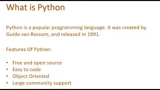Python Interview questions - What is Python?